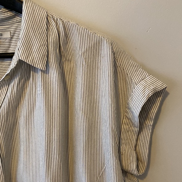 Madewell oversized striped blouse | Women’s S - Picture 3 of 5